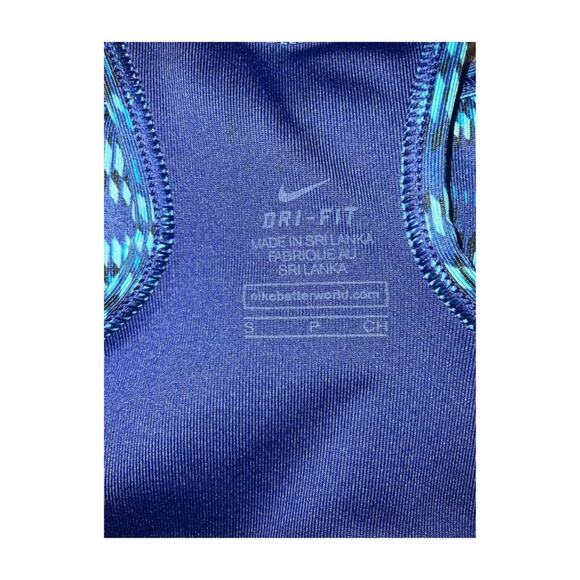 Nike Pro Dri-Fit Light Blue Racerback  Sports Bra - Size S - Picture 3 of 3